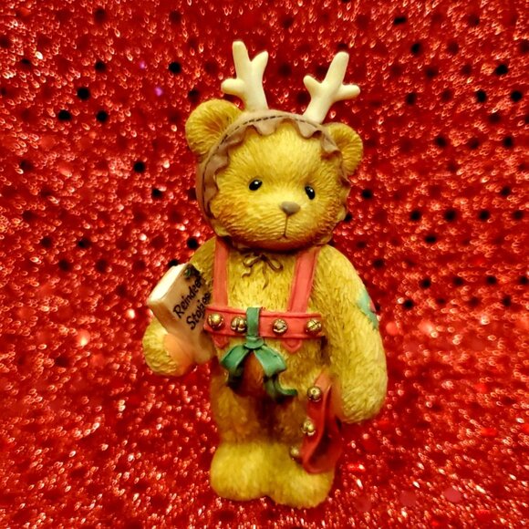 Lot 4 Teddy Bear Collectible Christmas Figurines incl. Cherished Teddies Rodney - Picture 5 of 6